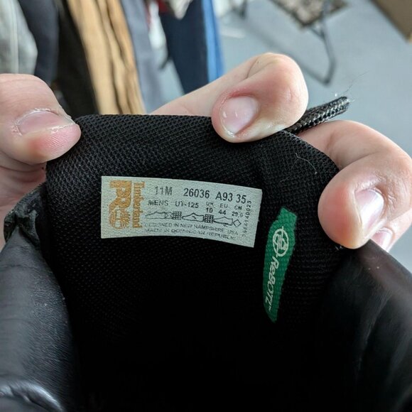 CRAZY Timberland lug sole platform work boots - Picture 2 of 5